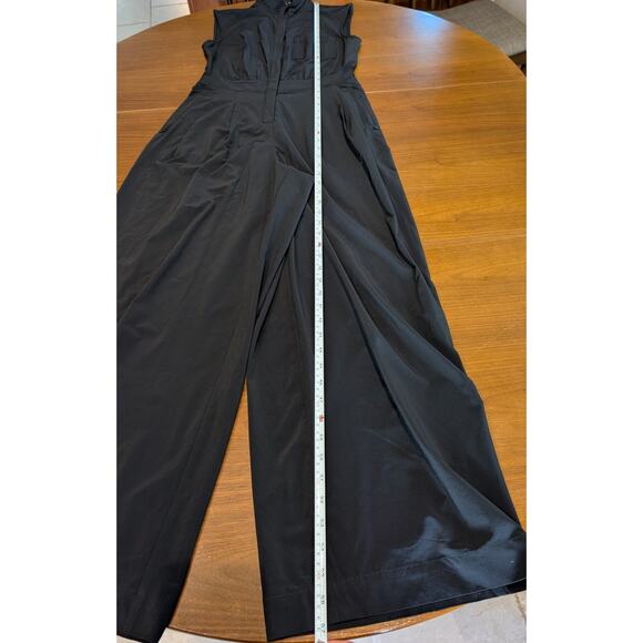 Athleta Black Brooklyn Heights Wide Leg Sleeveless Romper Jumpsuit, size 2 - Picture 7 of 8